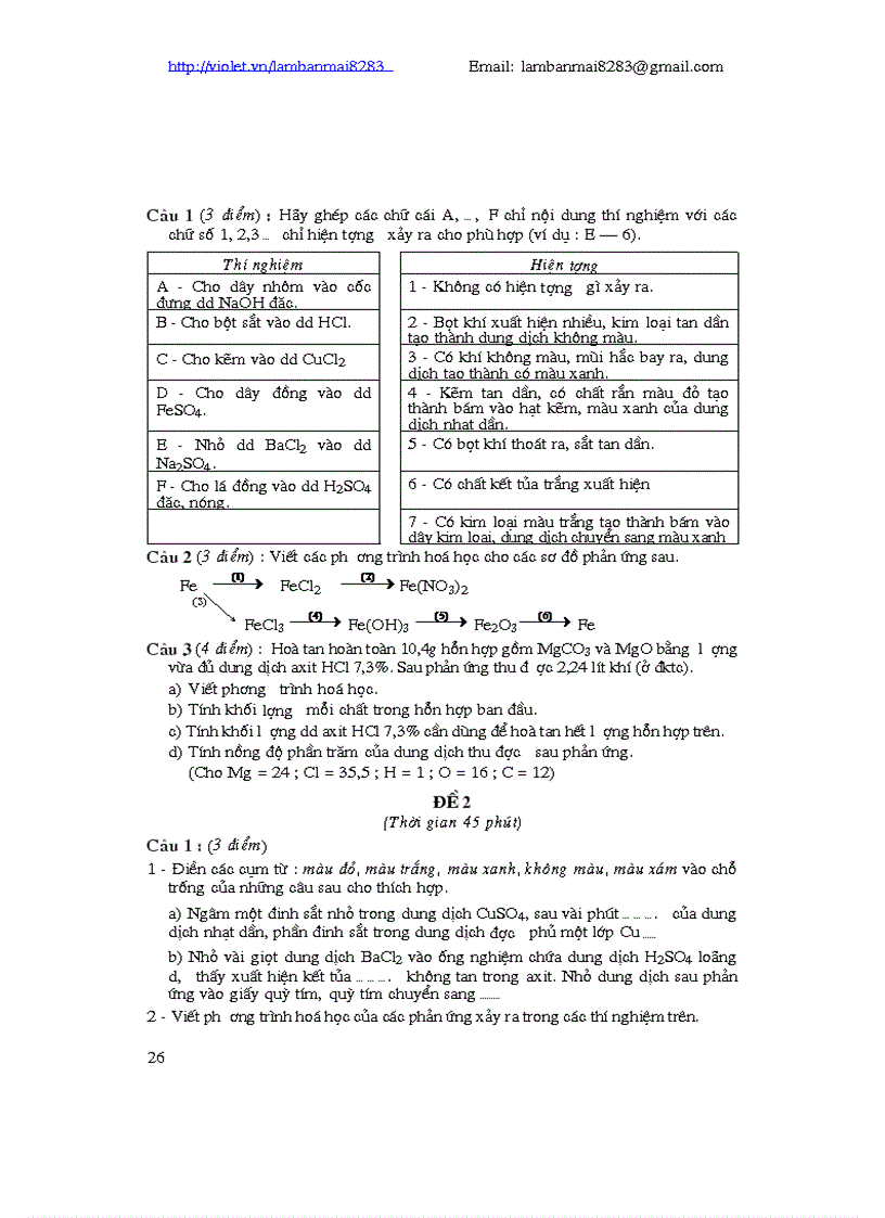 image for page Ôn tập nâng cao Hóa 9 Chương 1