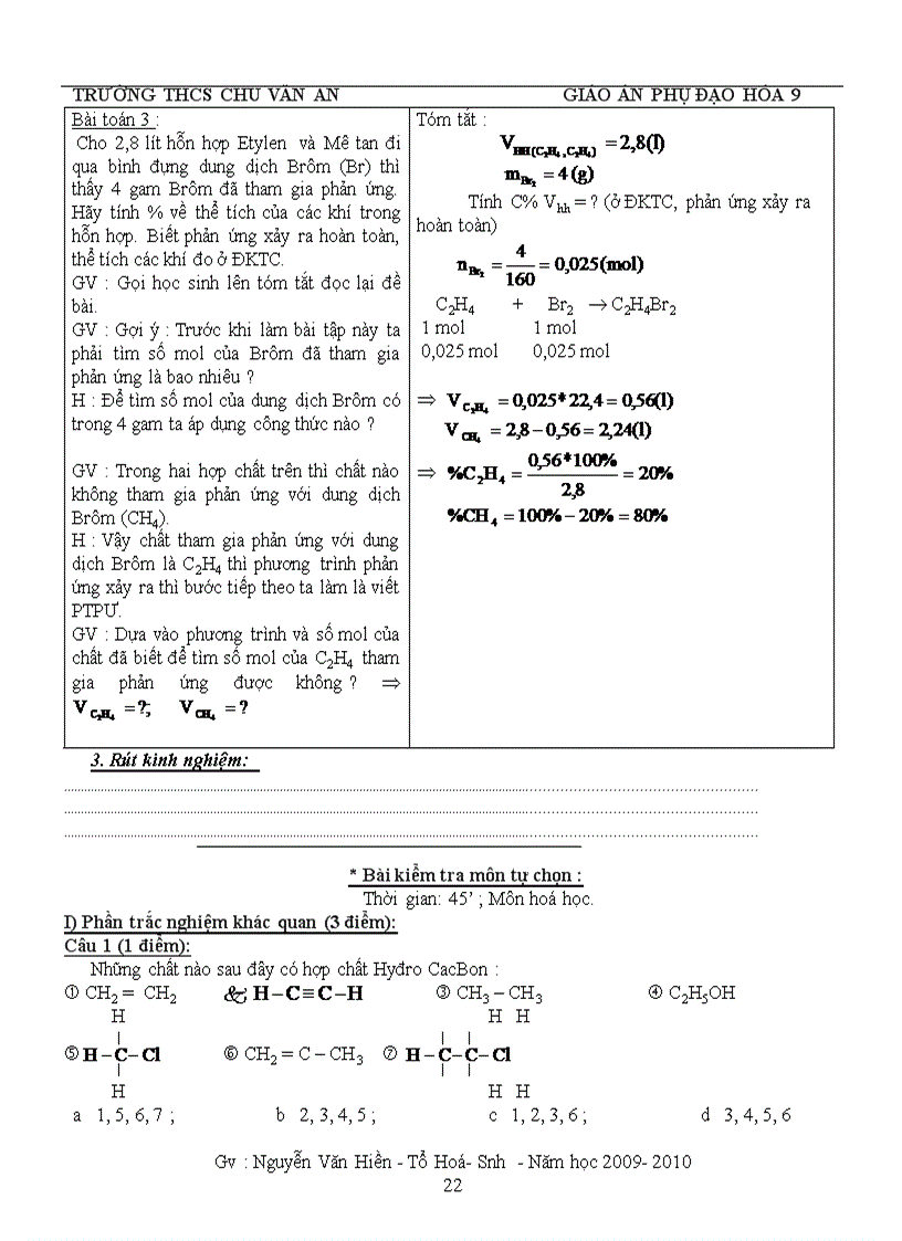 image for page Phụ đạo hoá 9