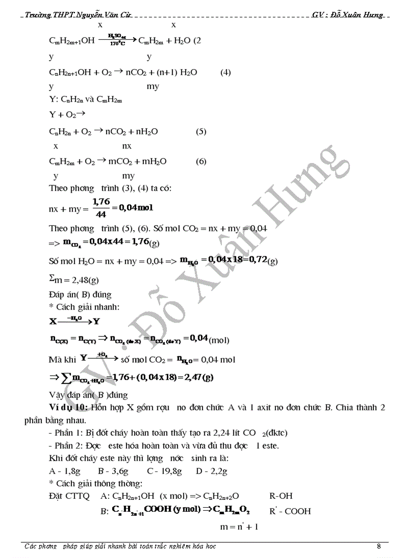 image for page Phương pháp giải nhanh các bài tập hóa học