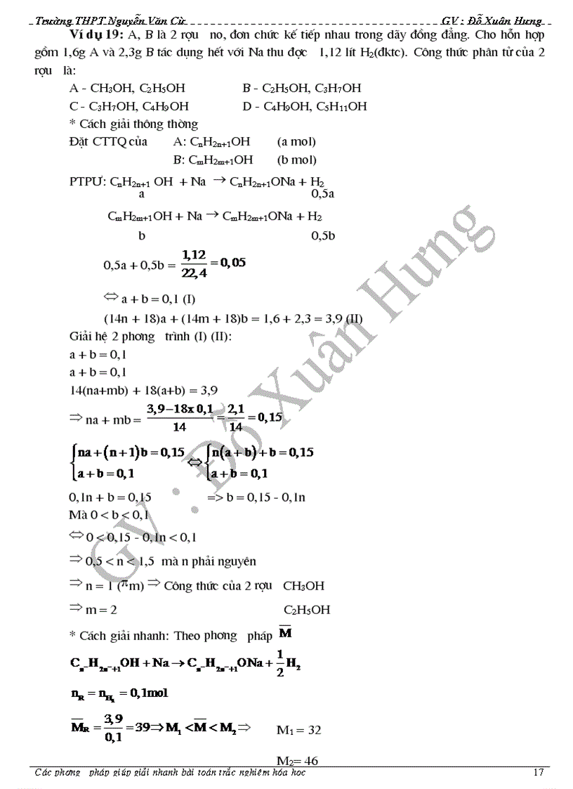 image for page Phương pháp giải nhanh các bài tập hóa học