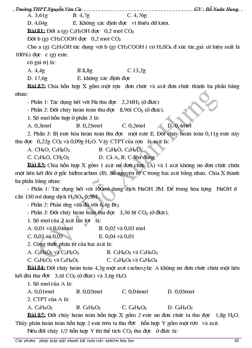 image for page Phương pháp giải nhanh các bài tập hóa học
