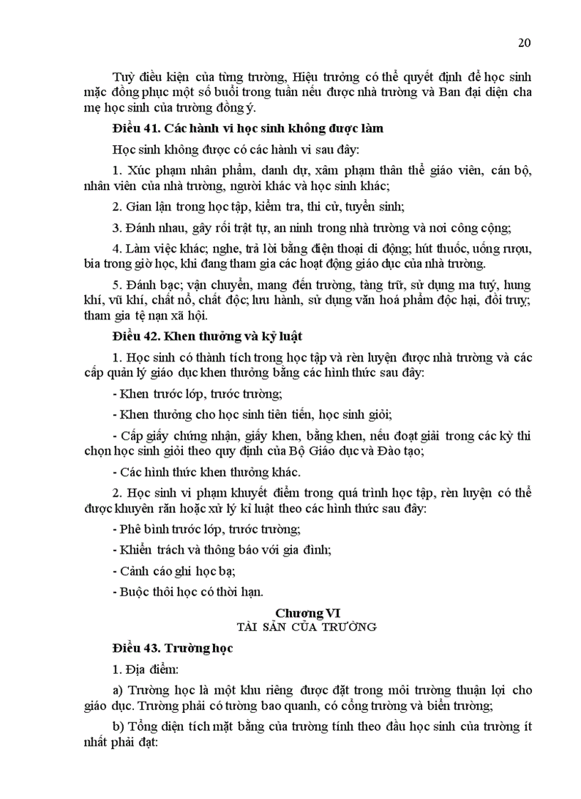 image for page Quyet dinh 07 Dieu le truong THCS THPT va THPT nhieu cap hoc