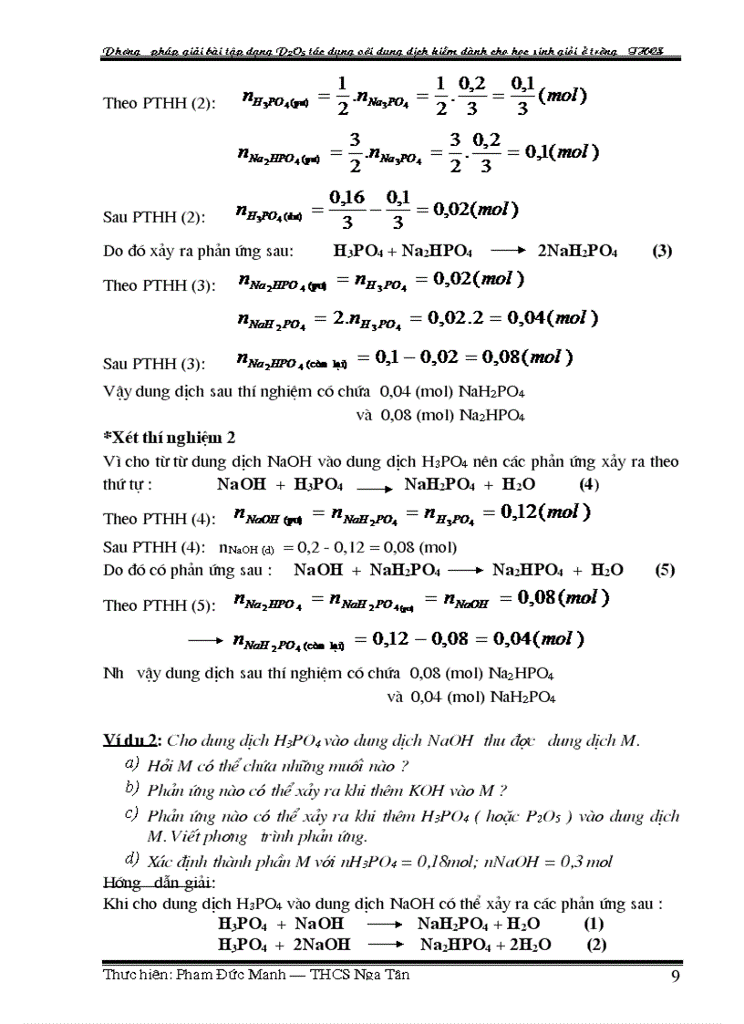 image for page SKKN Phuong phap giai dang bai Diphotphopentaoxit tac dung voi dung dich kiem