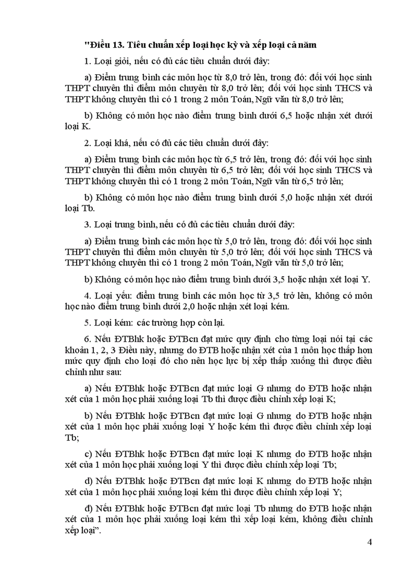 image for page Sua doi bo sung thong tu 40 xep loai hs