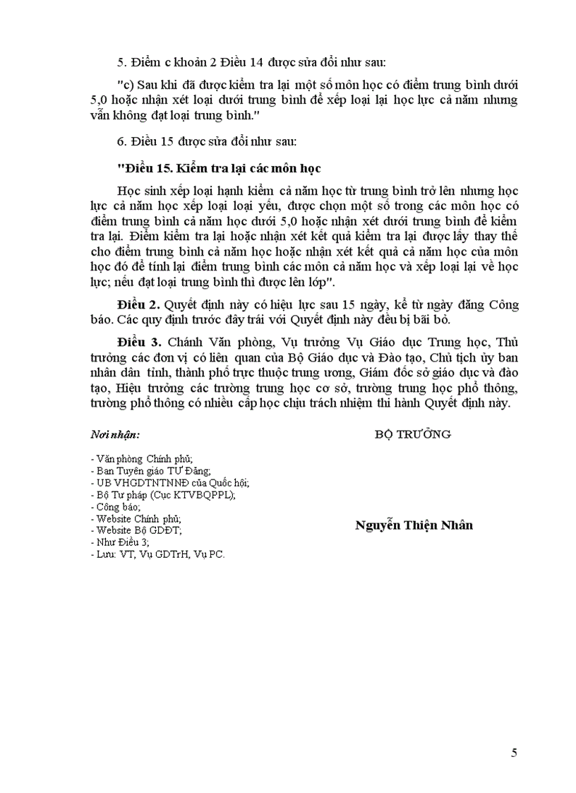 image for page Sua doi bo sung thong tu 40 xep loai hs