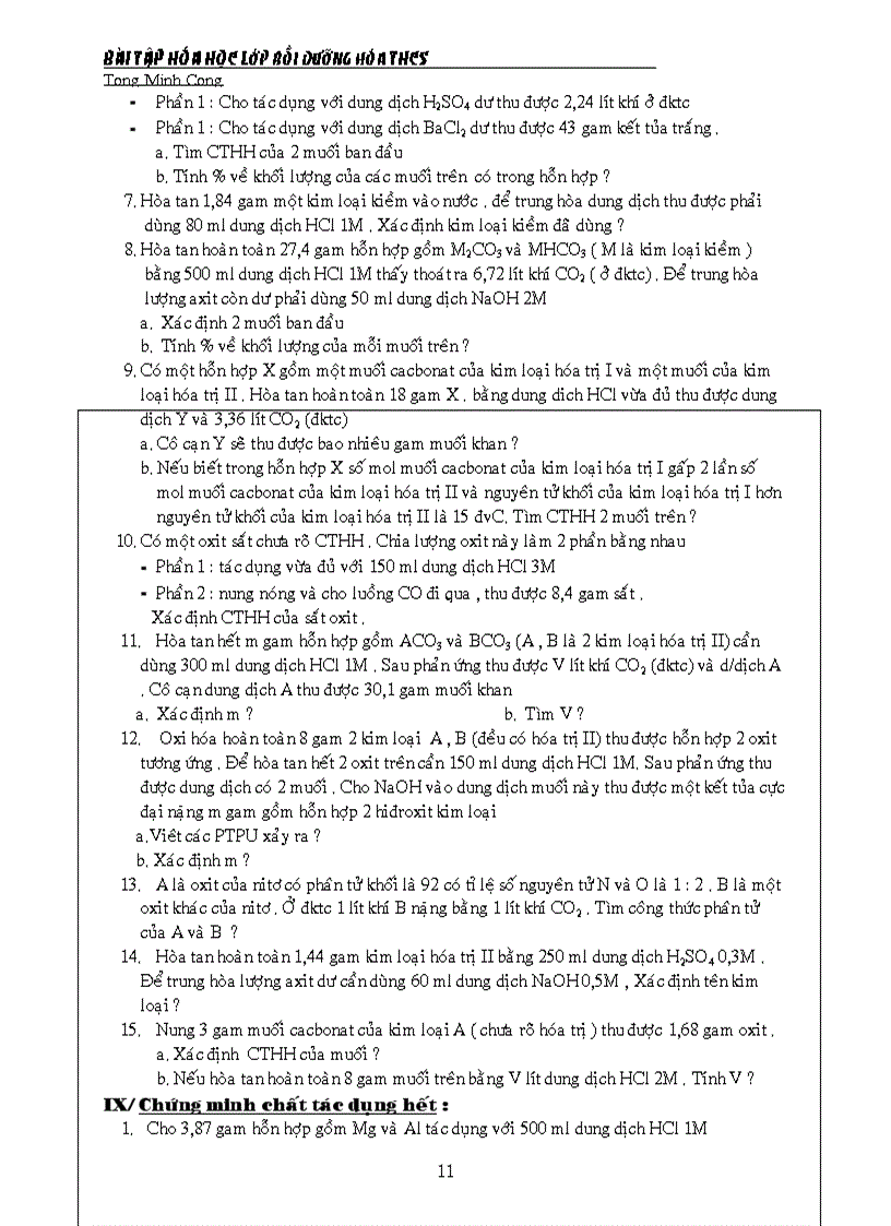 image for page Tài liệu BDHSG Hóa 9