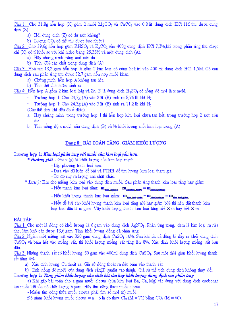 image for page Tài liệu bồi dưỡng hóa 9