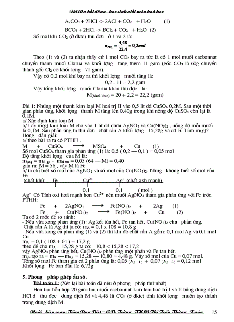 image for page Tài liệu bồi dưỡng học sinh giỏi lờp 9
