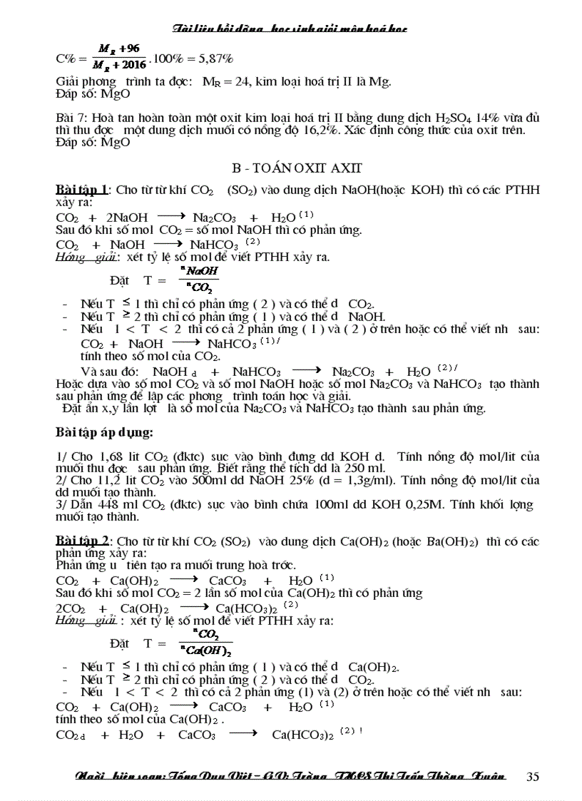 image for page Tài liệu bồi dưỡng học sinh giỏi lờp 9
