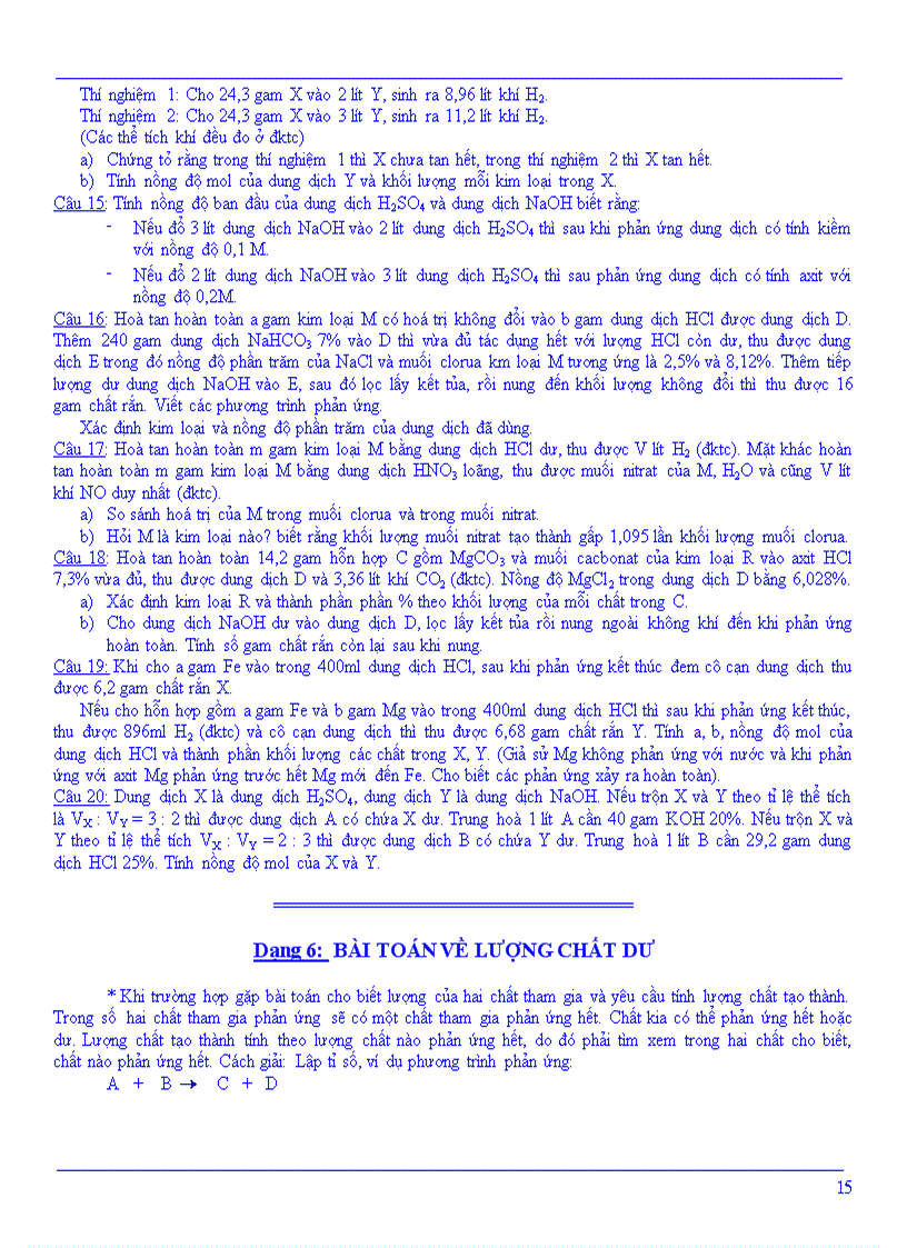 image for page Tài liệu bồi dưỡng học sinh giỏi môn Hóa lớp 9