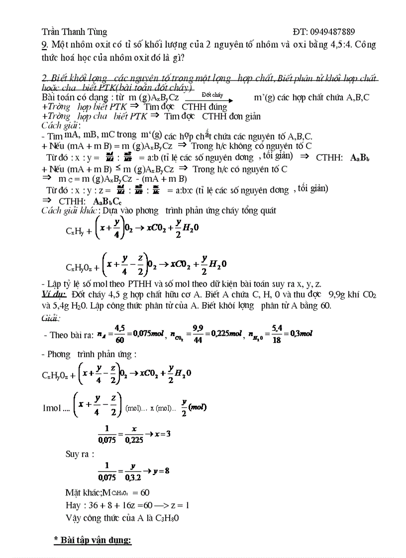 image for page Tài liệu bồi dưỡng HSG hóa 9 tùng