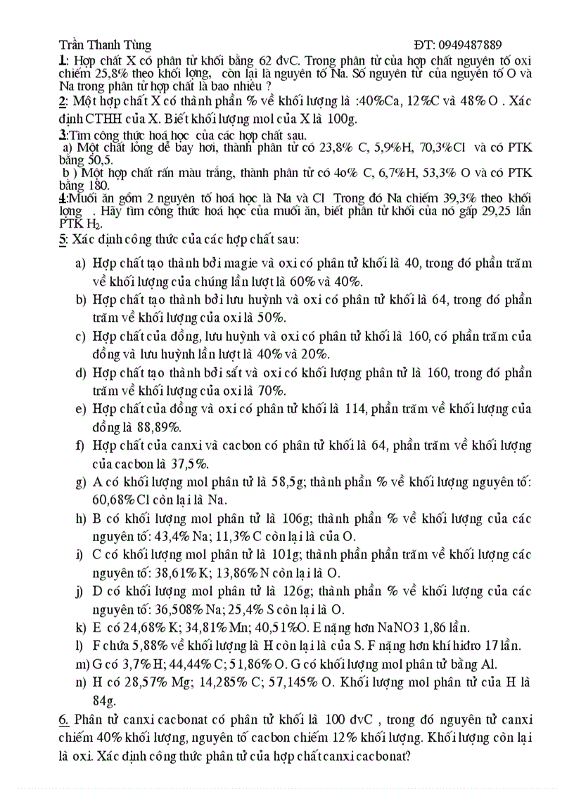 image for page Tài liệu bồi dưỡng HSG hóa 9 tùng