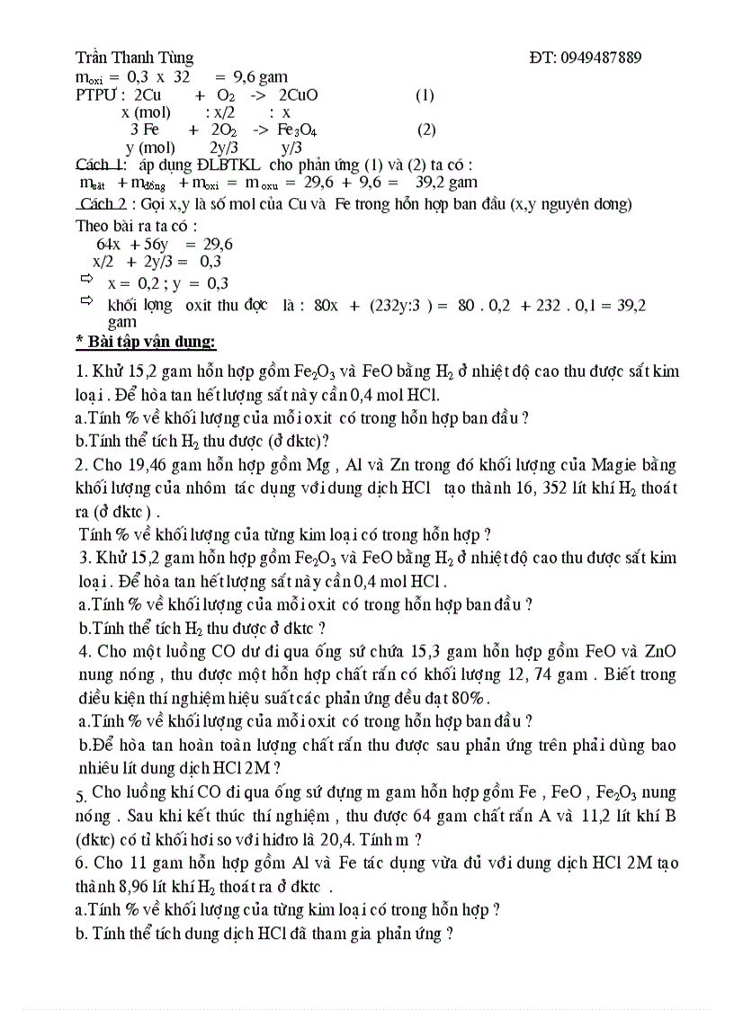 image for page Tài liệu bồi dưỡng HSG hóa 9 tùng