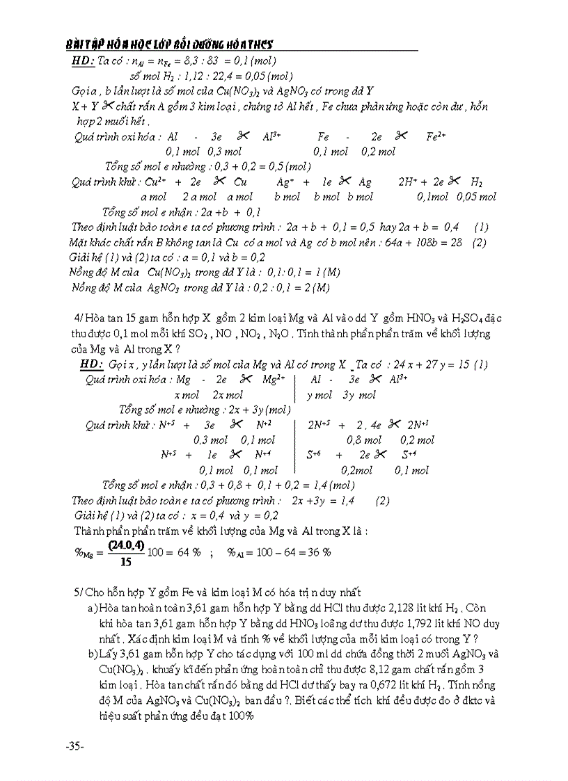 image for page Tài liệu bồi dưỡng HSG hóa học 9