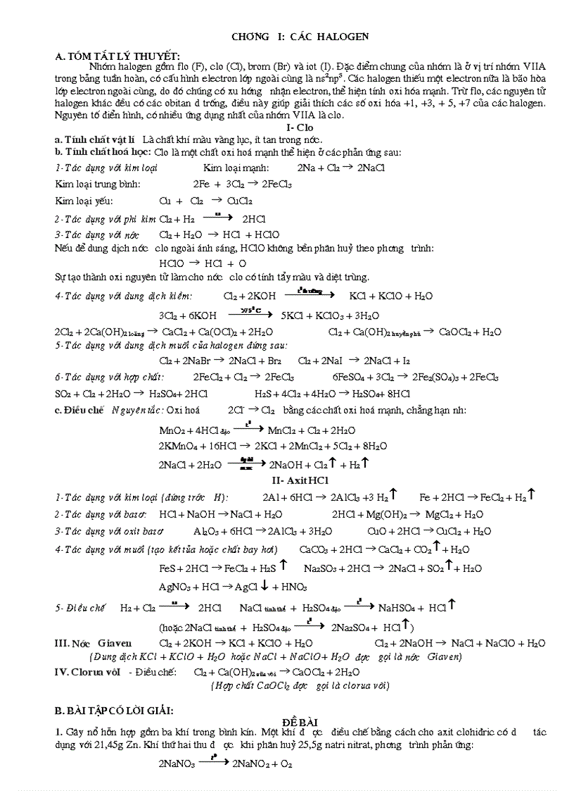 image for page Tài liệu Đề BDHSG Hóa 9 Khá hay