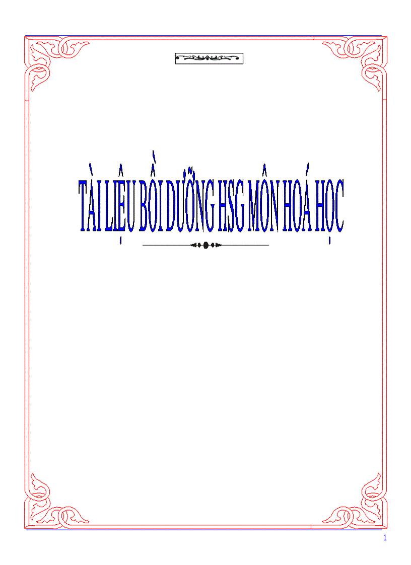 image for page Tài liệu ôn luyện hsg hoa 9