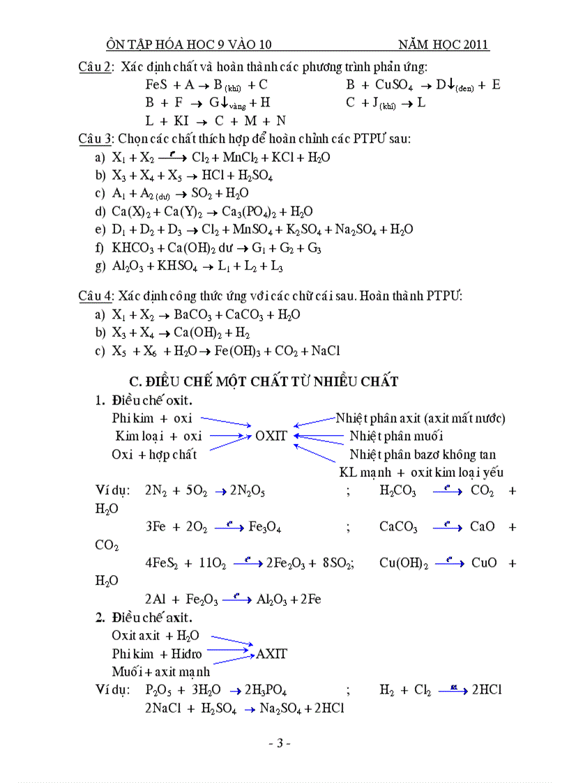 image for page Tai lieu on tap hoa hoc 9