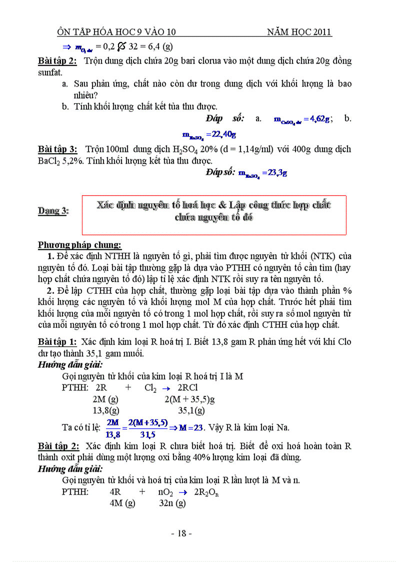 image for page Tai lieu on tap hoa hoc 9