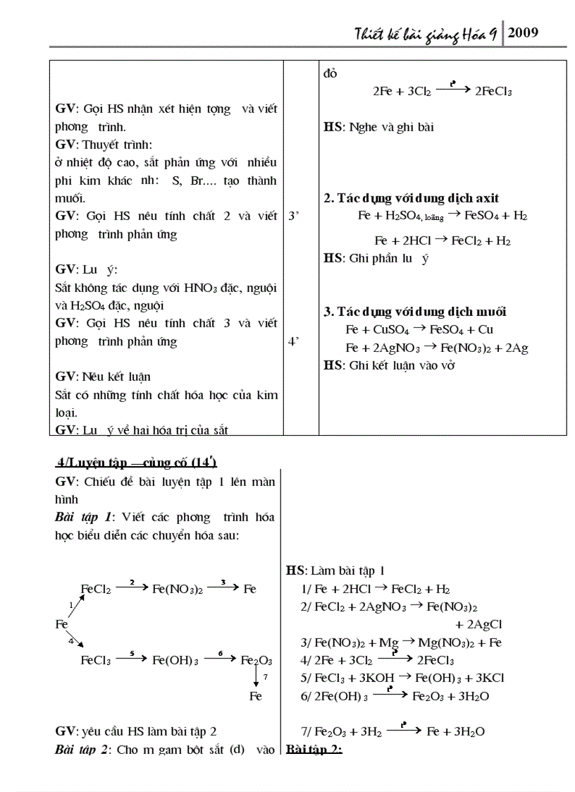 image for page Thiết kế bài giảng Hóa 9