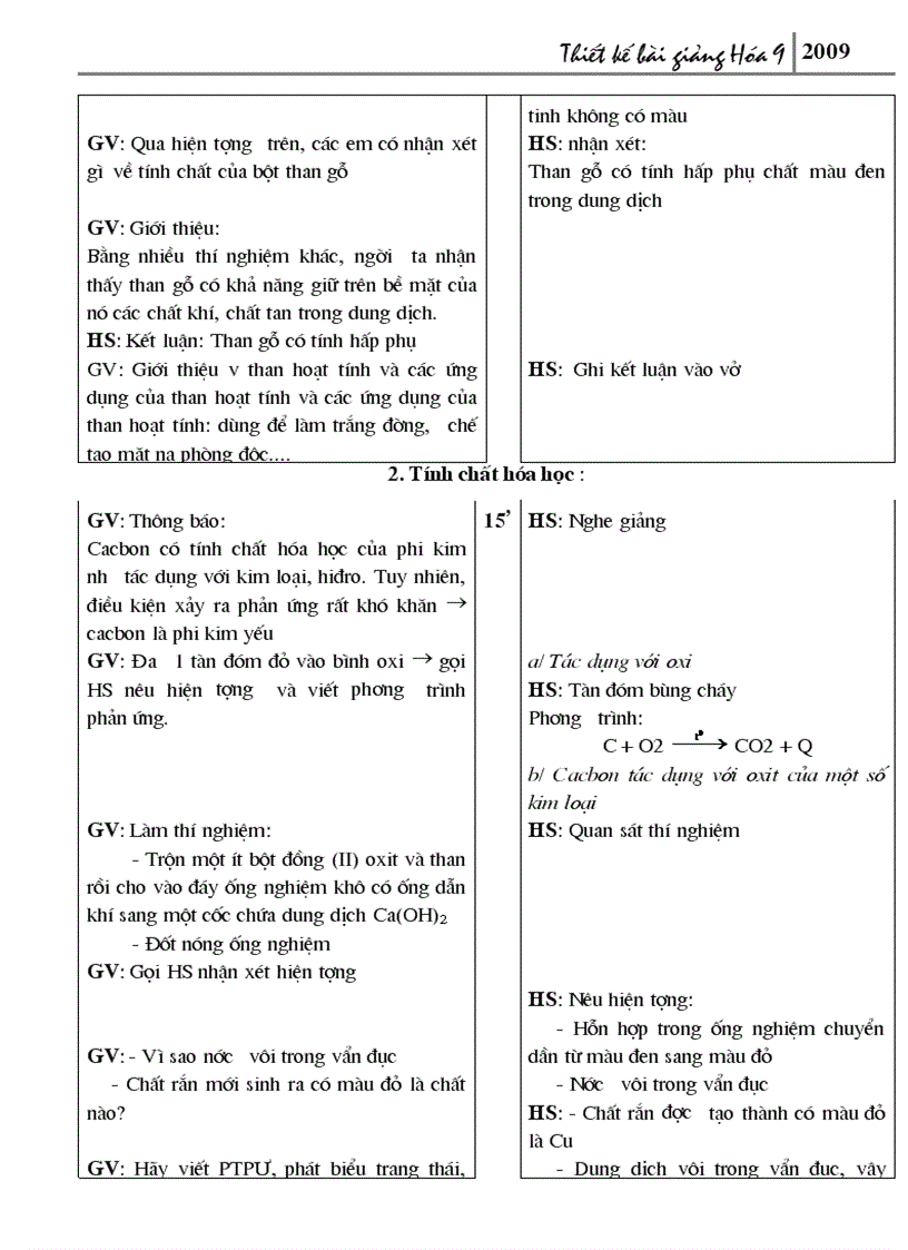 image for page Thiết kế bài giảng Hóa 9