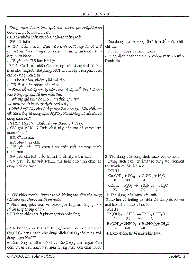 image for page Tiết 11 hóa 9 nh 2011 2012