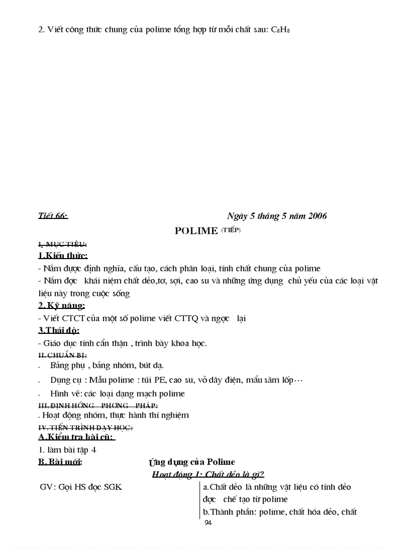 image for page Tiết 20 kiểm tra một tiết