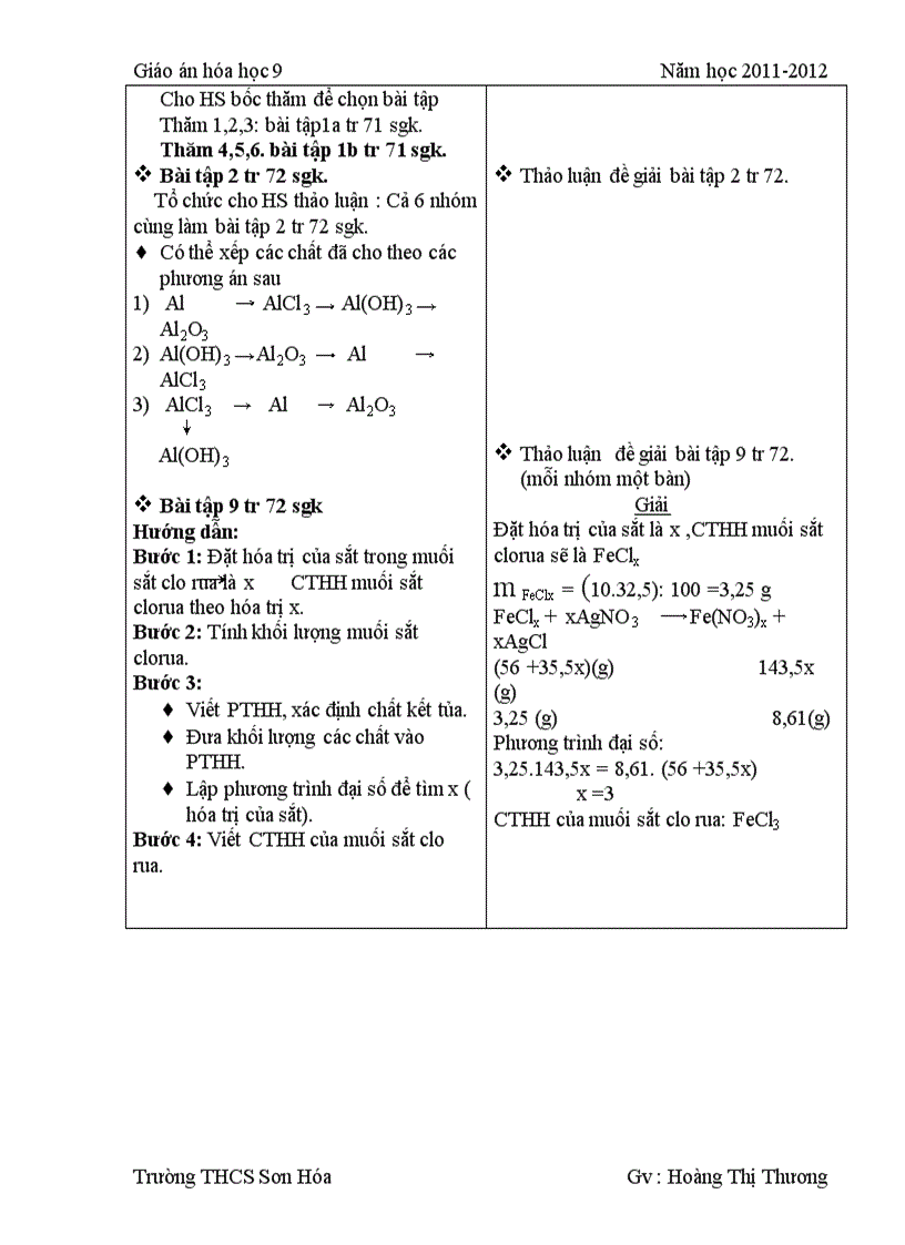 Tiết 35 ôn tập HKI