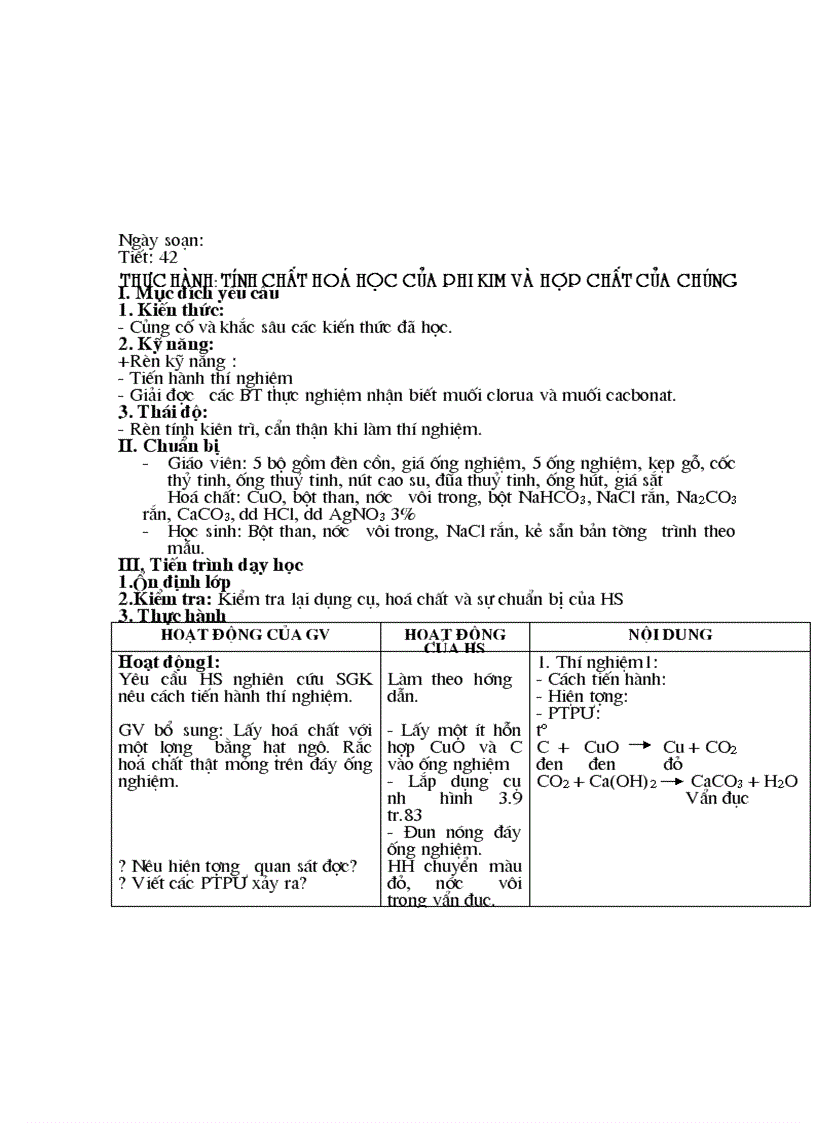 image for page Toàn bộ giáo án Hóa học 9