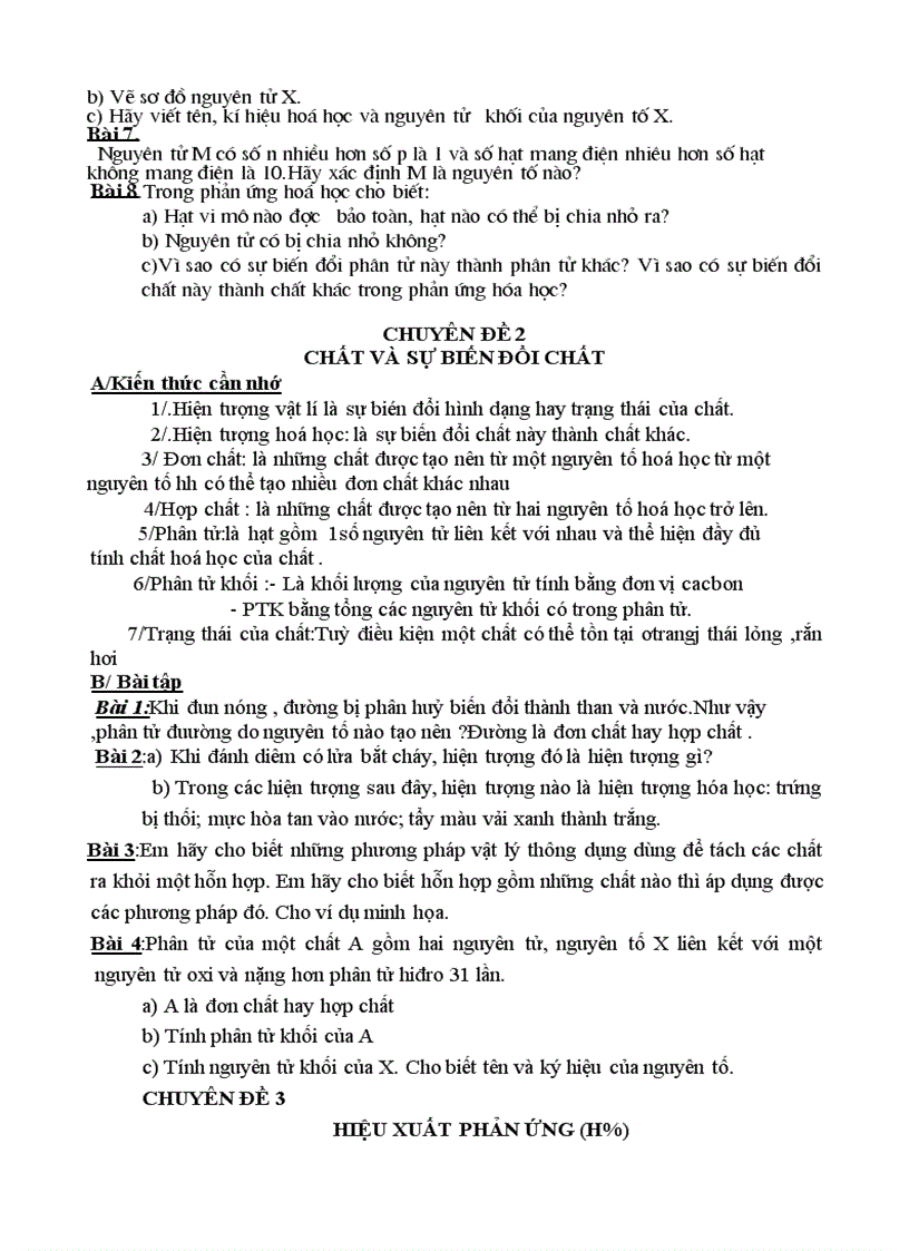 image for page Tổng hợp kiến thức hóa 9