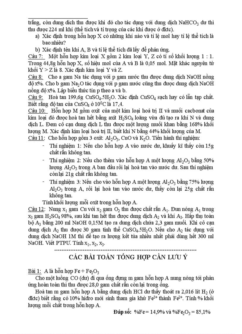 image for page Tổng hợp kiến thức hóa 9