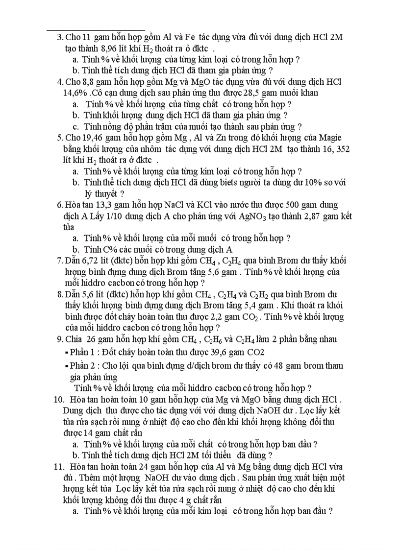 image for page Tổng hợp kiến thức hóa 9