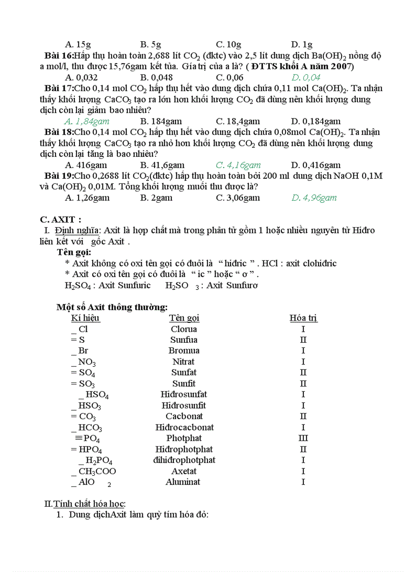image for page Tổng hợp kiến thức hóa 9