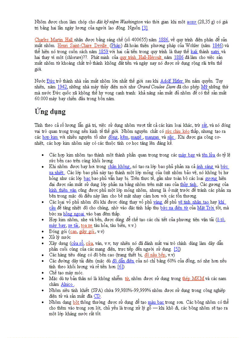 image for page Tư liệu về Nhôm