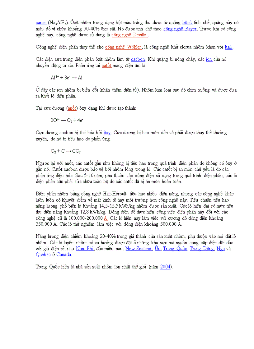 image for page Tư liệu về Nhôm