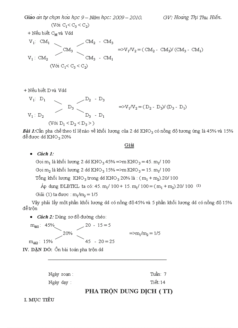 Tự chọn hóa 9 1