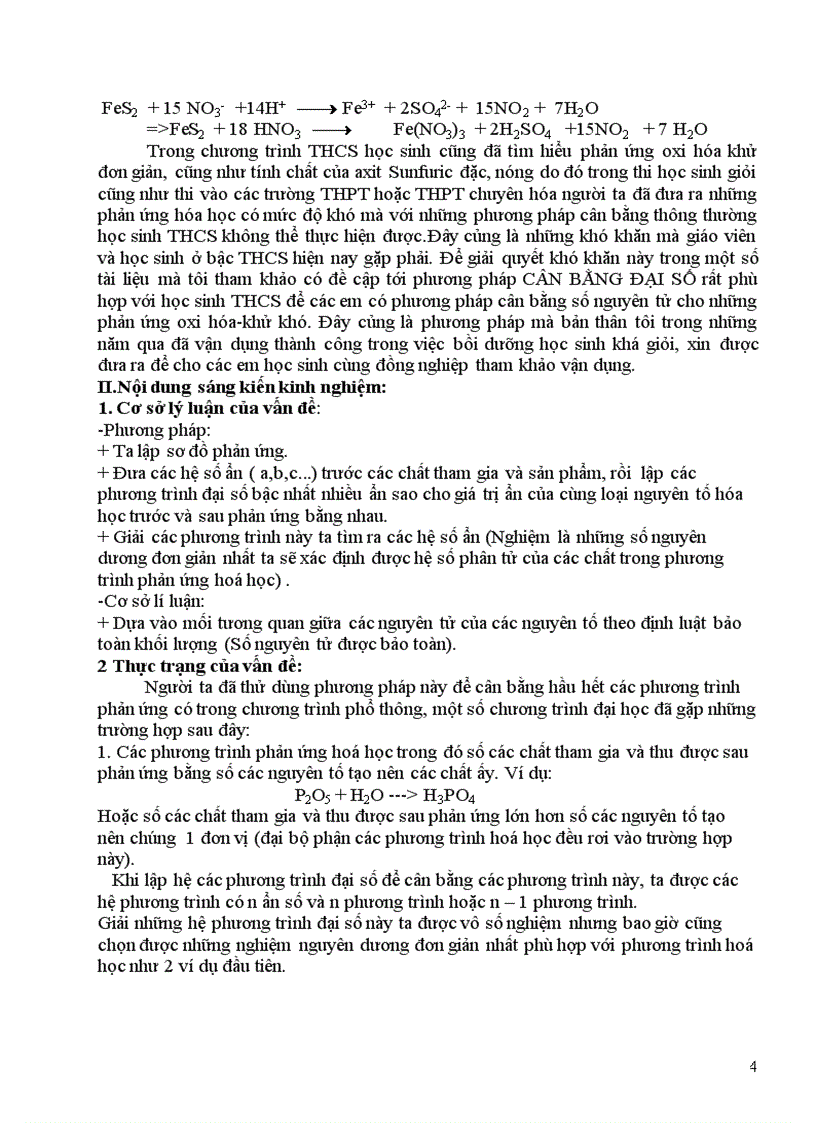 image for page Vận dụng Phương pháp cộng đại số lập PTHH