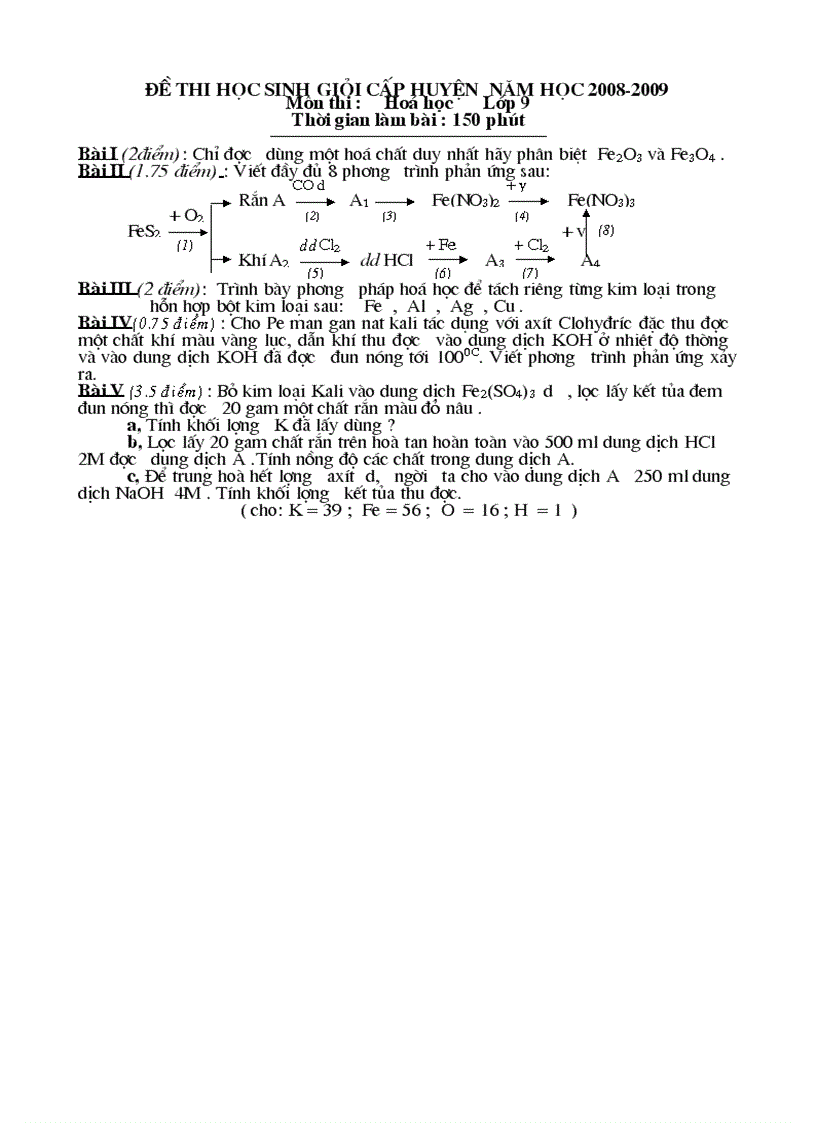 image for page Đe thi hsg hóa học 9 1