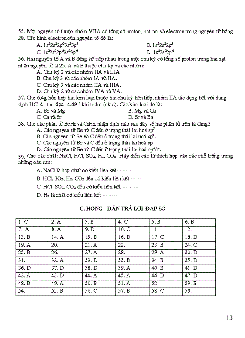 image for page 500 cau trac nghiem DAP AN