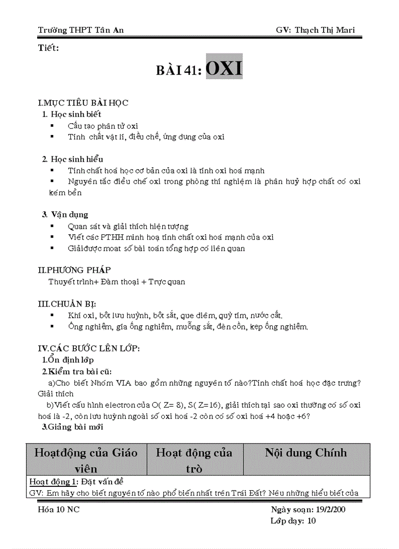 image for page Bài 41 Oxy