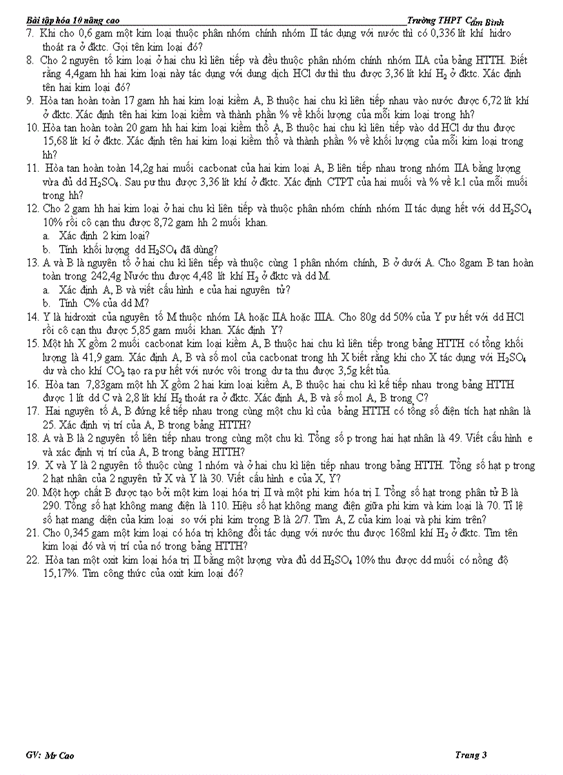 image for page Bai tâp Hoa 10nc on luyen