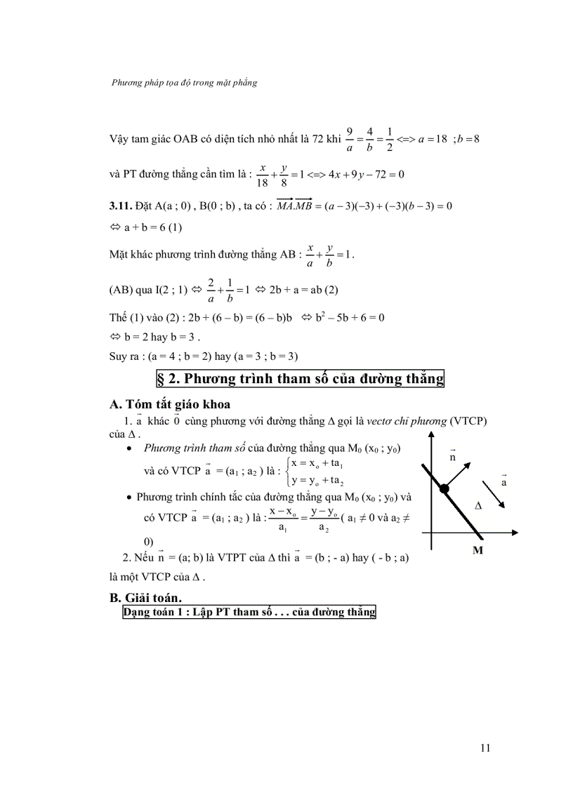image for page Bai tap toa do mat phang