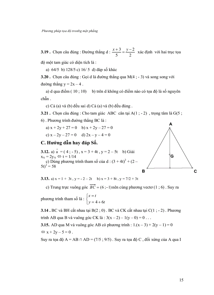 image for page Bai tap toa do mat phang