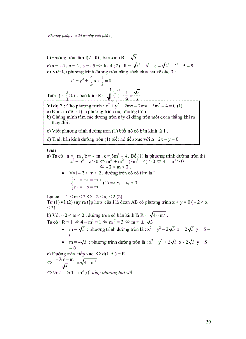 image for page Bai tap toa do mat phang