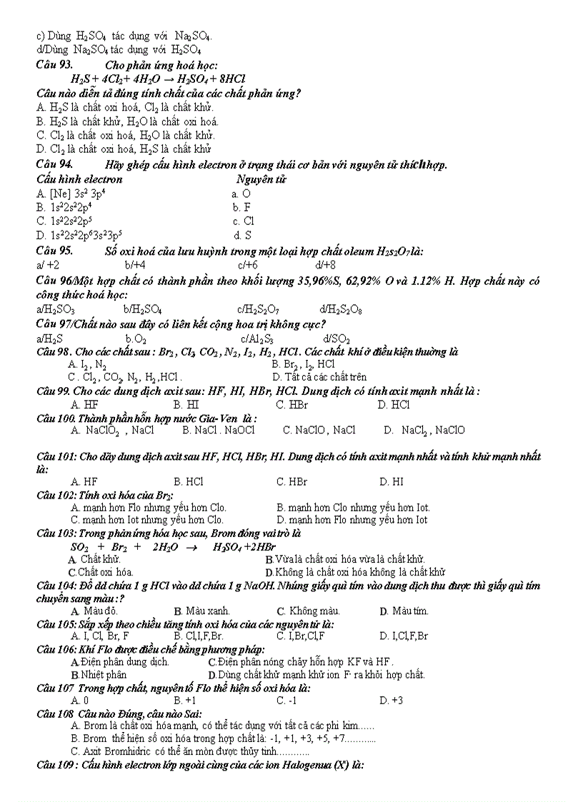 image for page Bài tập trắc nghiệm 1