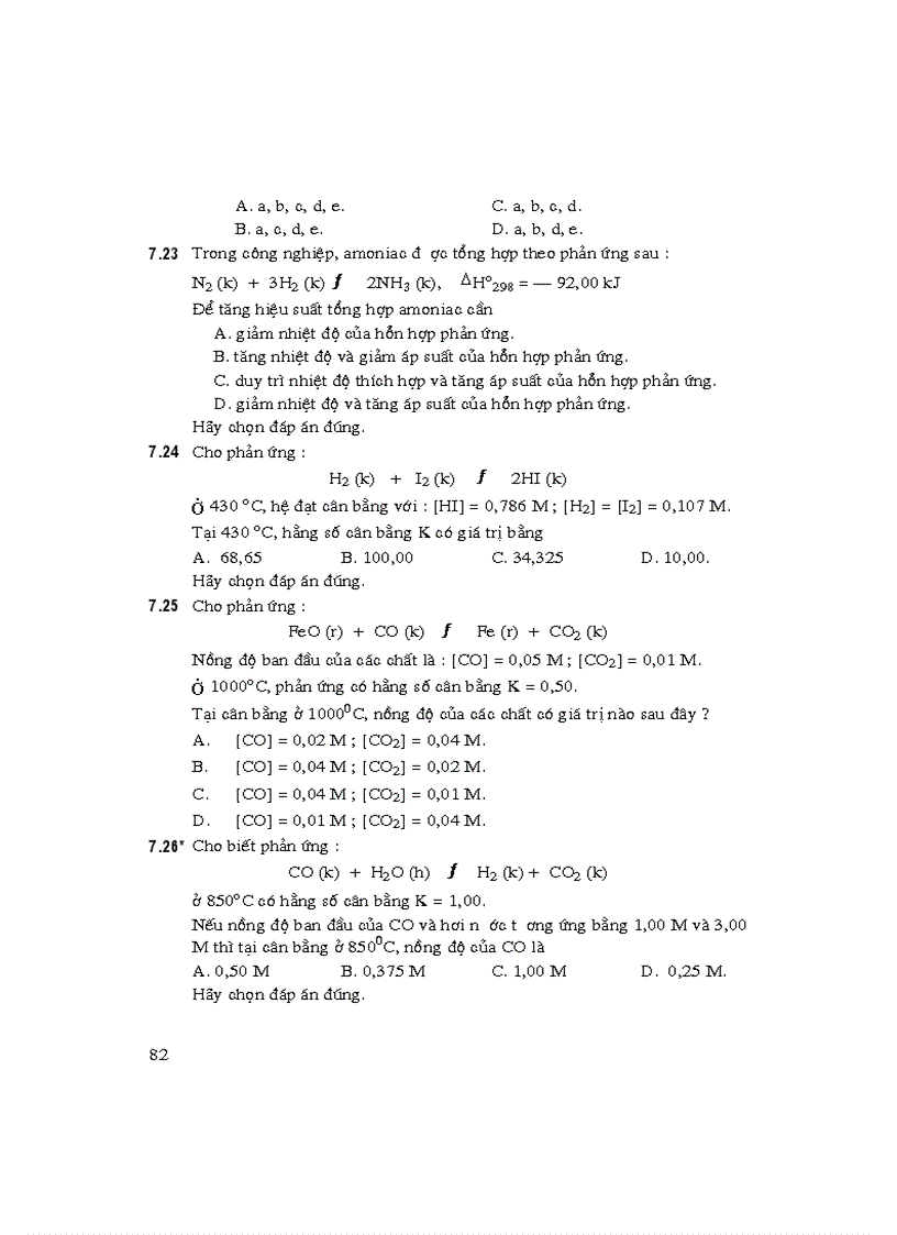 image for page Bài tập về Tốc độ phản ứng