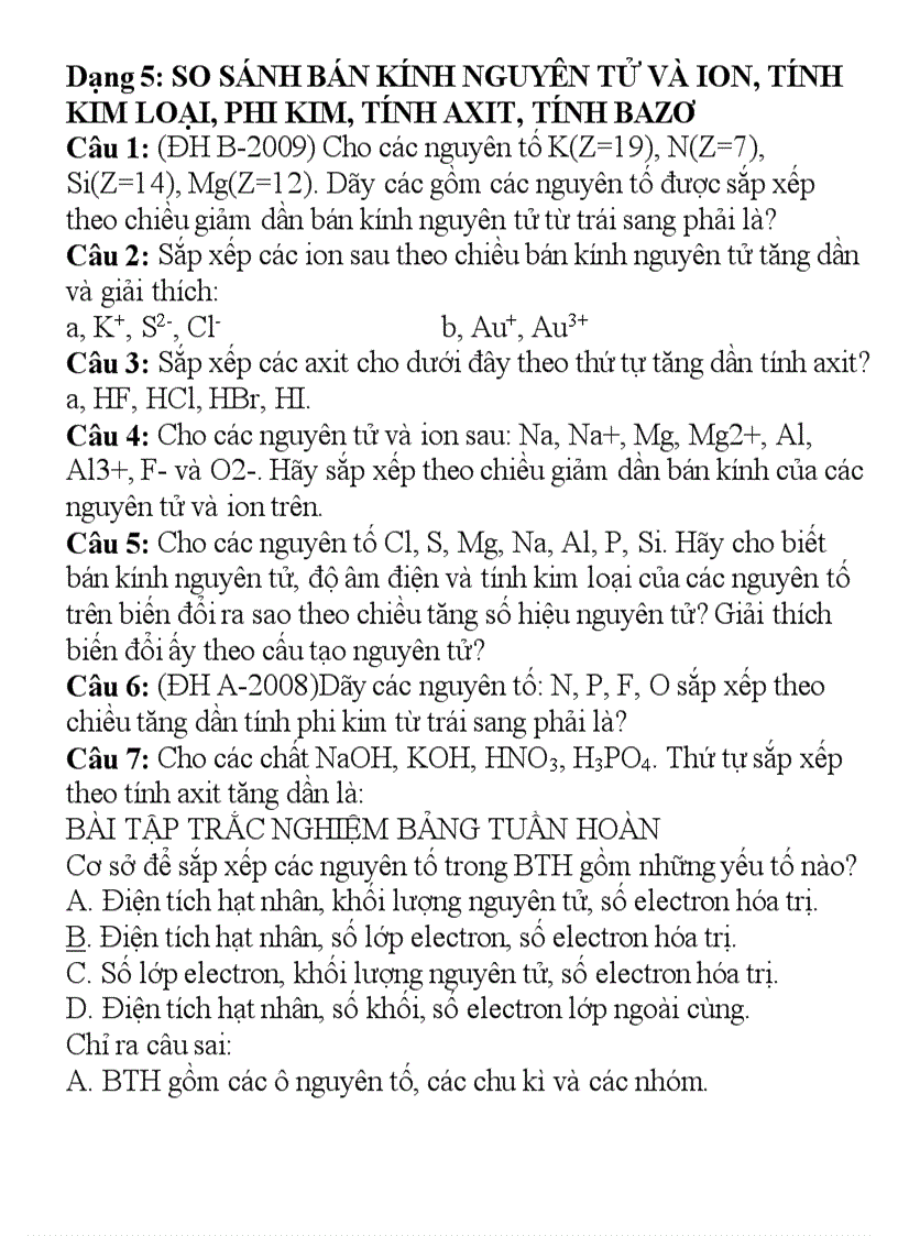 image for page Cac dang bai tap hoa hoc co ban 10