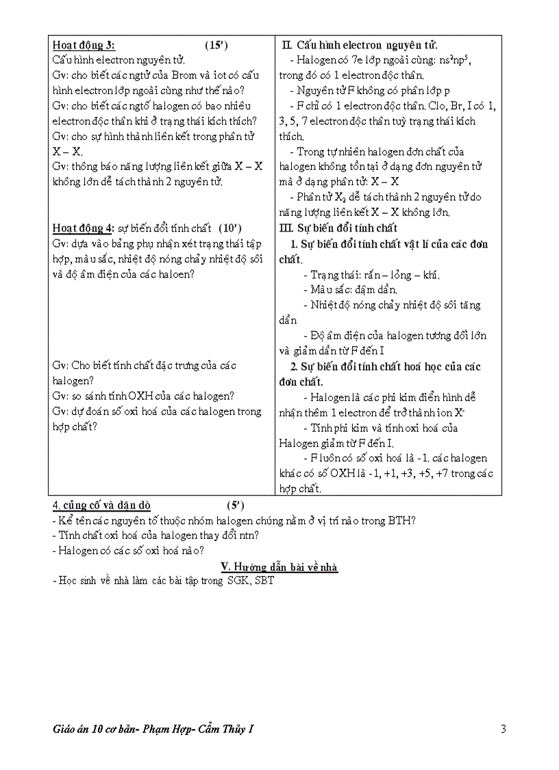 image for page Chương halogen 10 cơ bản đầy đủ