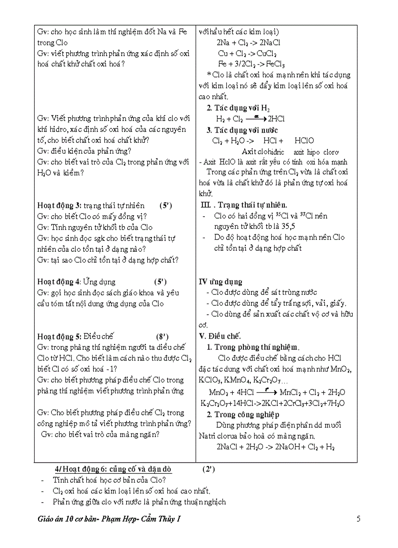 image for page Chương halogen 10 cơ bản đầy đủ