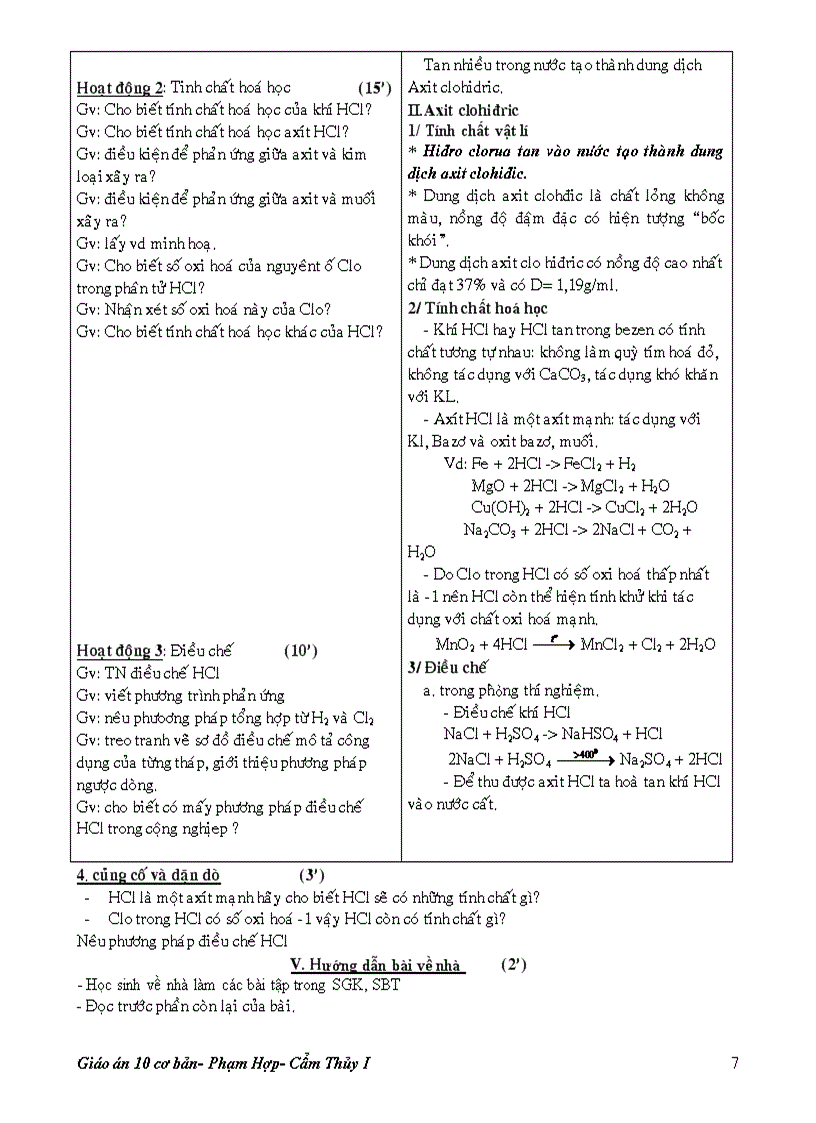 image for page Chương halogen 10 cơ bản đầy đủ