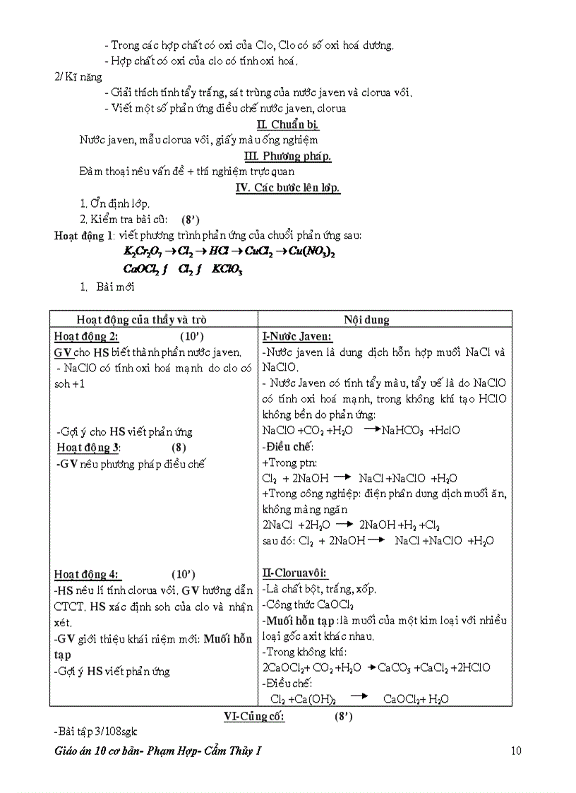 image for page Chương halogen 10 cơ bản đầy đủ